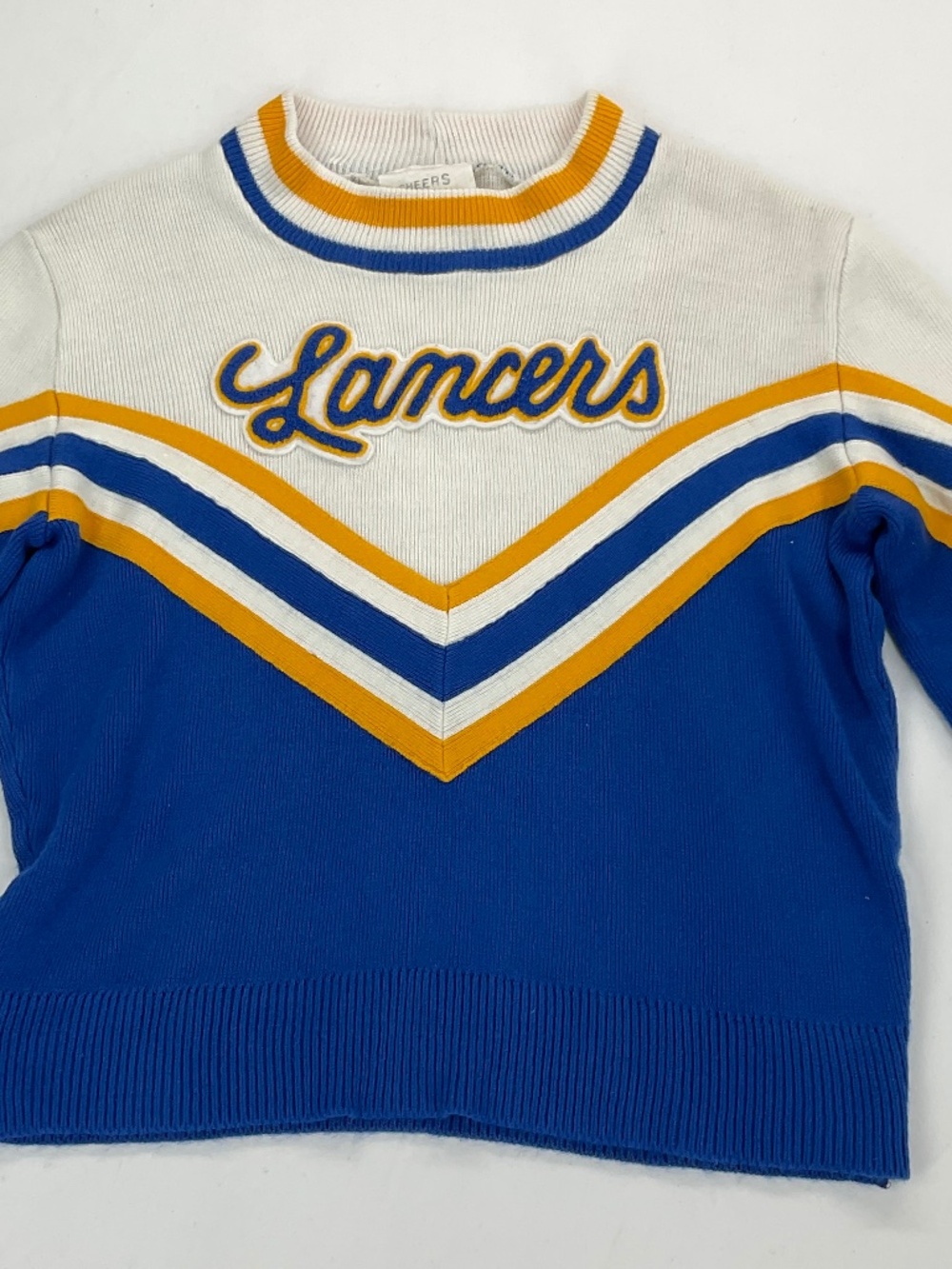 Vintage “Lancers” Cheerleader Sweater by Cheers Size Medium